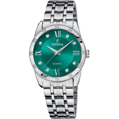 Festina OROLOGIO FESTINA F16940/F VERDE CON CINTURINO IN ACCIAIO INOSSIDABILE 316L, DONNA