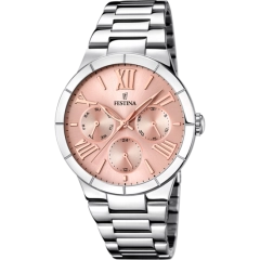 Festina OROLOGIO FESTINA BOYFRIEND F16716/3 CON CINTURINO IN ACCIAIO ROSA, DONNA