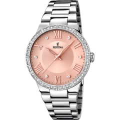 Festina OROLOGIO FESTINA BOYFRIEND F16719/3 CON CINTURINO IN ACCIAIO ROSA, DONNA