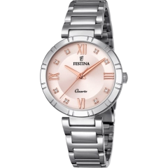 Festina OROLOGIO FESTINA MADEMOISELLE F16936/C CON CINTURINO IN ACCIAIO ROSA, DONNA.