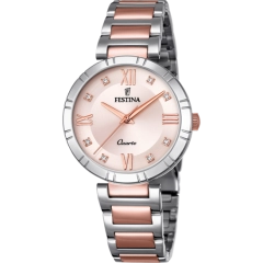 Festina OROLOGIO FESTINA MADEMOISELLE F16937/E CON CINTURINO IN ACCIAIO ROSA, DONNA