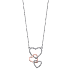 Lotus COLLANA CUORE LOTUS SILVER LP1817-1/2 ARGENTO, DONNA