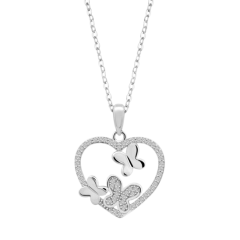 Lotus COLLANA CUORE LOTUS SILVER LP3617-1/1 ARGENTO, DONNA