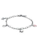 Bracciale La Petite Story in acciaio lettere Mom LPS05ASF56