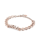 Bracciale La Petite Story in acciaio e scritta Mom LPS05ASF57