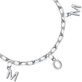 Bracciale La Petite Story in acciaio lettere Mom LPS05ASF56