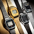 NEW VINTAGE BLUETOOTH®  SMARTPHONE LINK -  GOLD -  built-in accelerometer senses body movements + steps counter