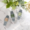 CASIO VINTAGE EDGY COLLECTION SUNRAY DIAL - GREEN LEMON
